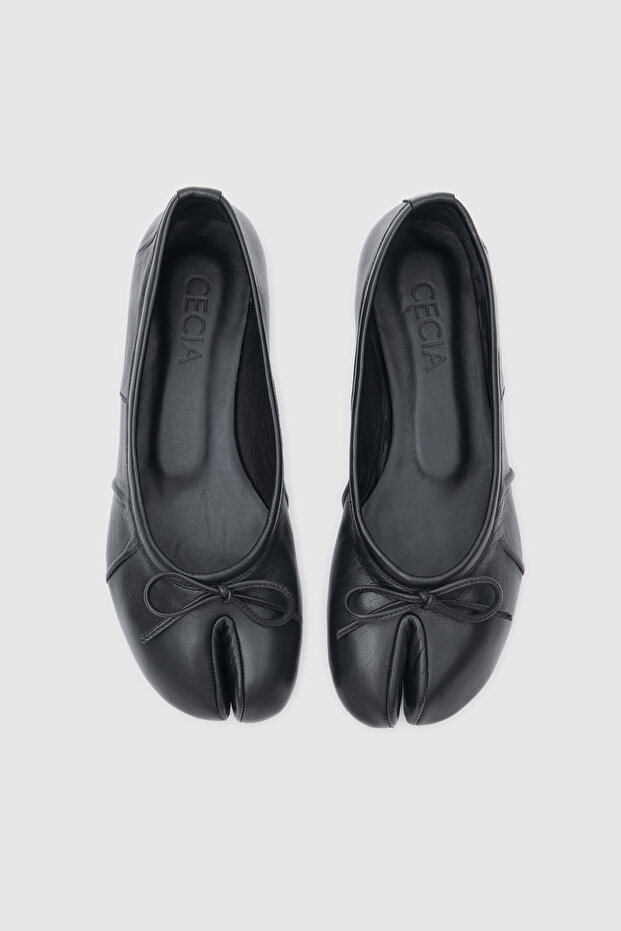 Tabi Ballet Flats Black