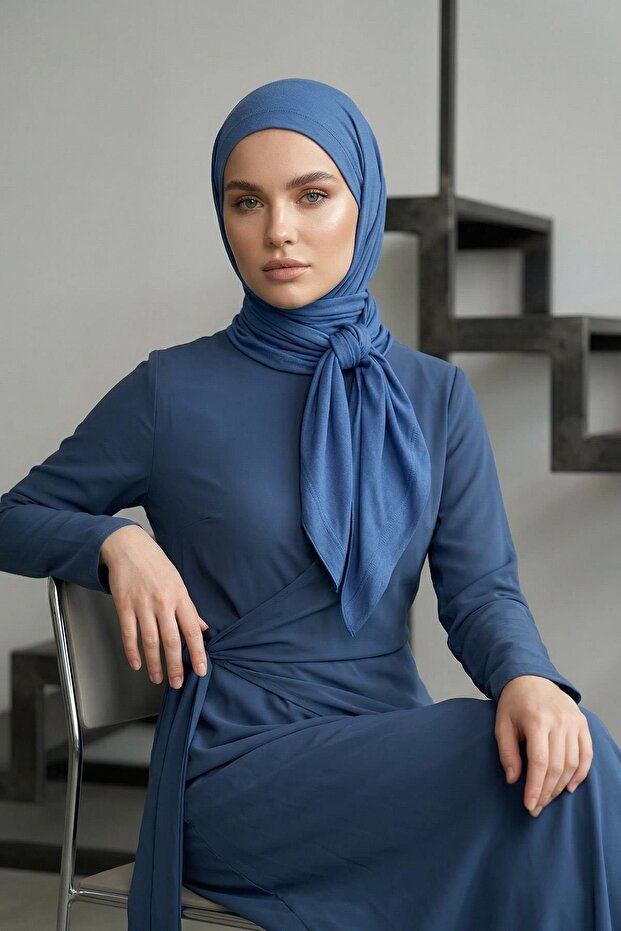 وشاح مثلث من القطن الممشط، قابل للتنفس، مرن، مريح للاستخدام اليومي، مضاد للانزلاق، B-41