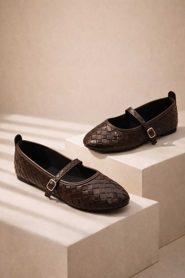 Women's Ballerina Ballerina Belted Lightweight Comfortable Stylish Business Office Casual Shoes