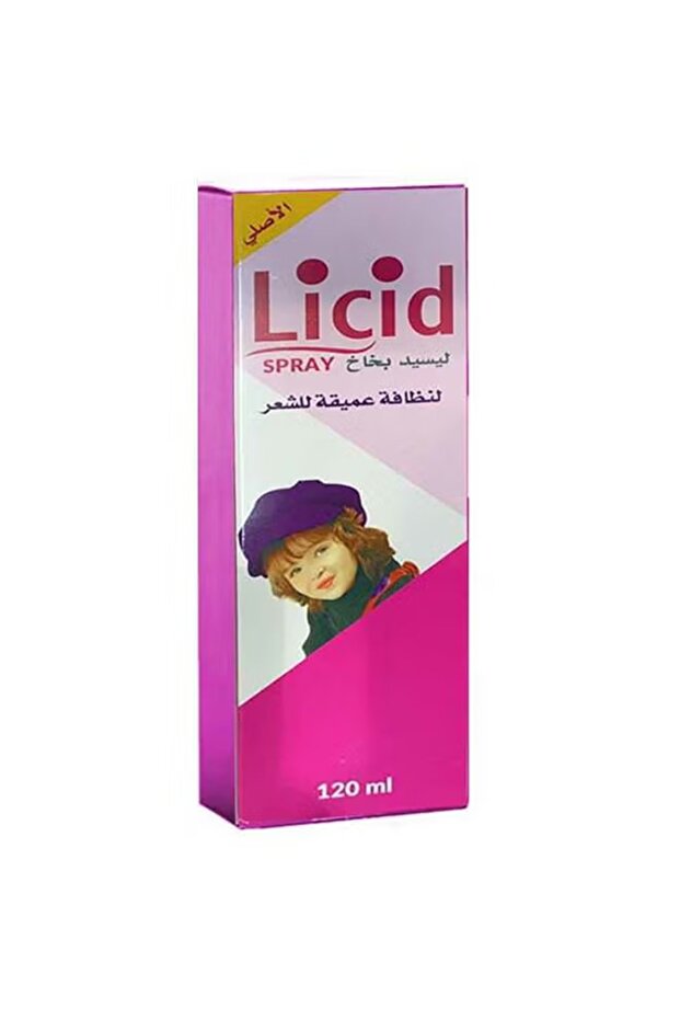 ليسيد بخاخ للقضاء على القمل والقشرة مع مشط- 120 مل