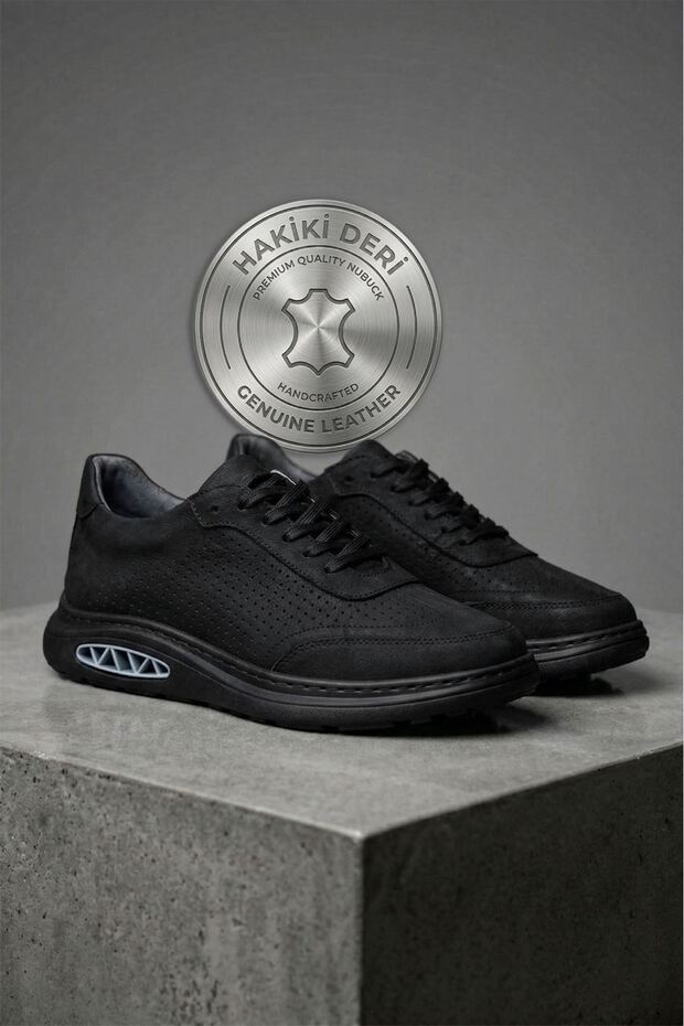 Core Genuine Nubuck Leather Men's Casual Sports Shoes