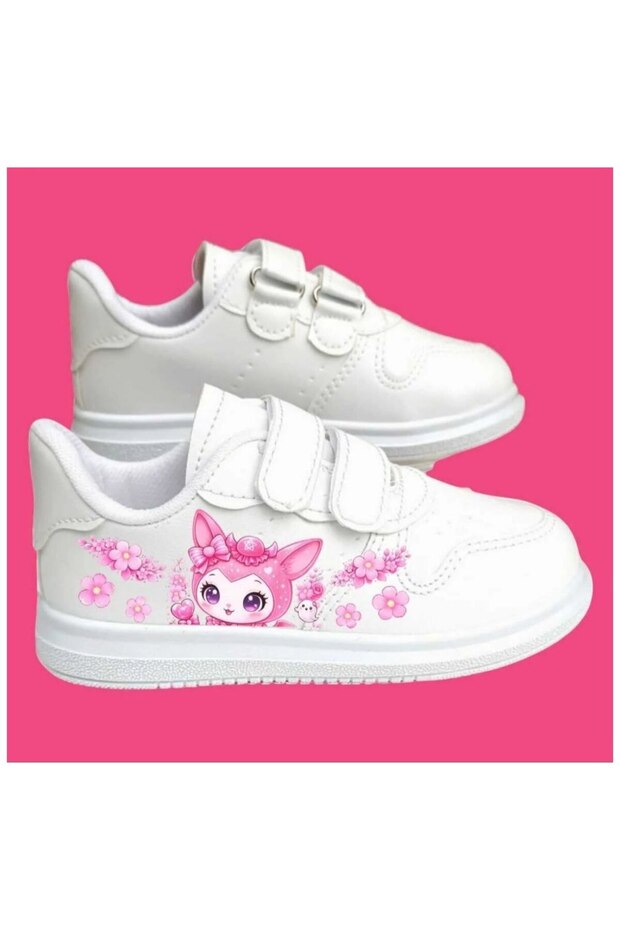 Printed Children's Sports Shoes with Band Sneaker