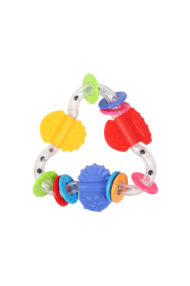 Baby Rattle Teether Activity Toy Infant - Multicolor