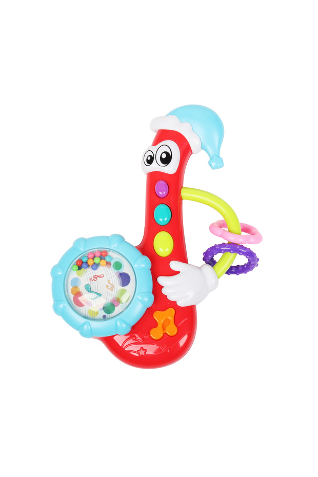 Baby Musical Rattle Teether Activity Toy – Saxophon
