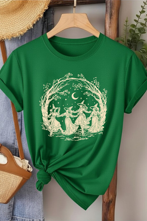 Witch's Union Printed Women's Cotton T-Shirt