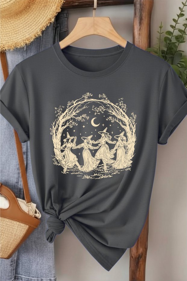 Witch's Union Printed Women's Cotton T-Shirt