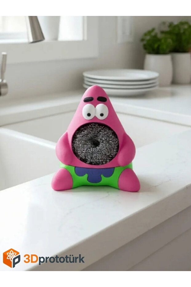 Patrick Decorative Kitchen Sink Organizer - Dish Wire and Sponge Holder