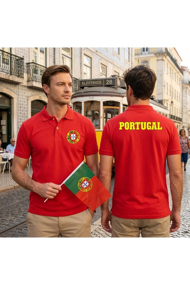 Portugal Portugal Polo Collar Tee Shirt
