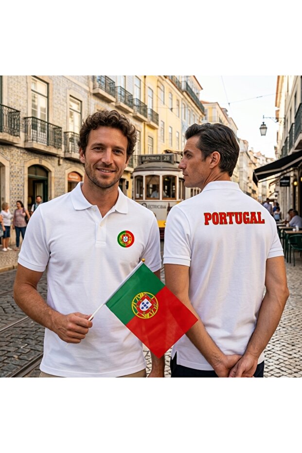 Portugal Portugal Polo Collar Tee Shirt