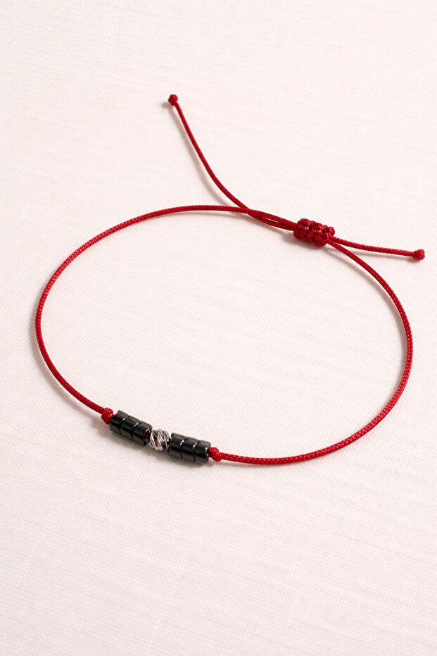 Hematite Stone Dorika Beaded Lucky Bracelet