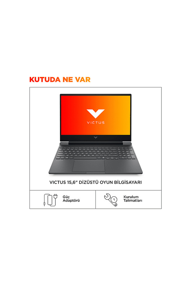 Victus/Intel Core 5-210H İşlemci/24 GB RAM/1 TB SSD/RTX 5060/15.6"/W11/Laptop D2QF6EA - 7