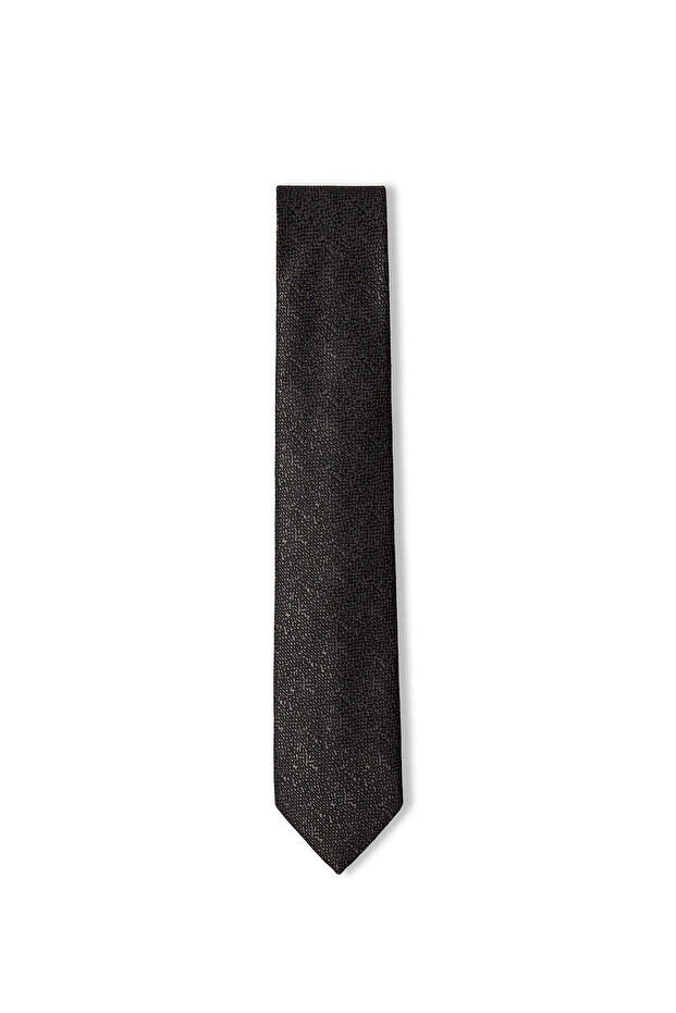 Patterned Silk Blend Tie - 2