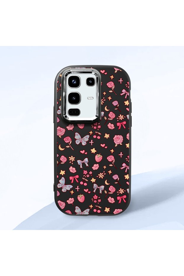 Infinix Note 50/Note 50 Pro Compatible Black Silicone Case with Shock-Absorbing Camera Protections