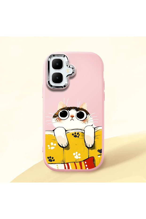 Pink Silicone Case with Shock-Absorbing Camera Protections Compatible with Tecno Spark Go 2 (Km4)