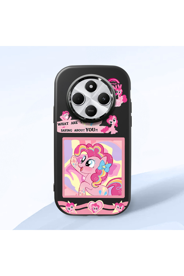 Redmi 14C 4G/5G Compatible Black Silicone Case with Shock-Absorbing Camera Protections