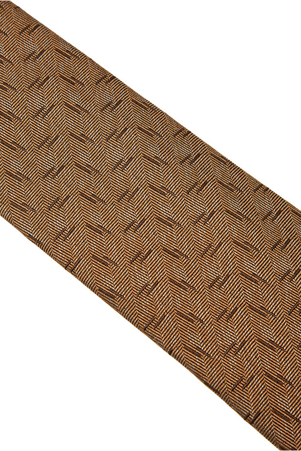 Patterned Silk Blend Tie - 3