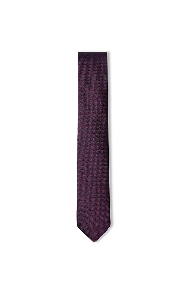 Patterned Silk Blend Tie - 2