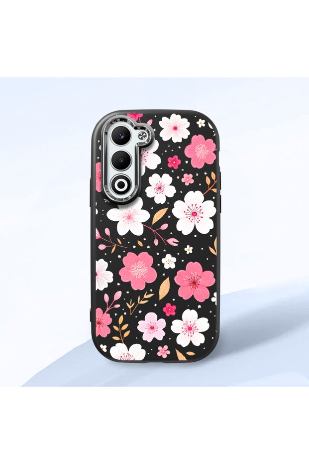 Oppo A5 4G/5G Compatible Shock-Absorbing Camera Protected Black Silicone Case