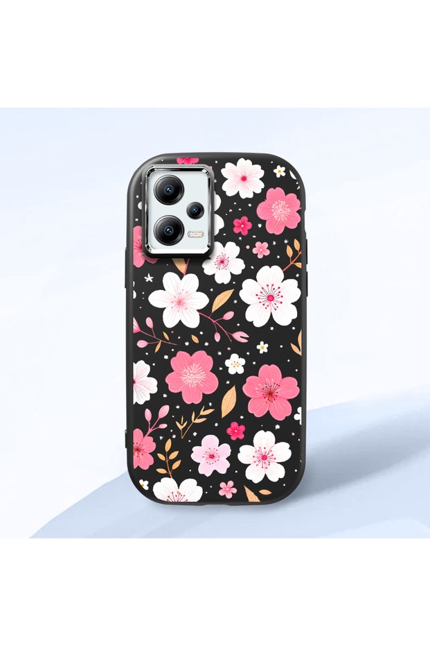 Redmi Note 12 5g Compatible Black Silicone Case with Shock-Absorbing Camera Protections