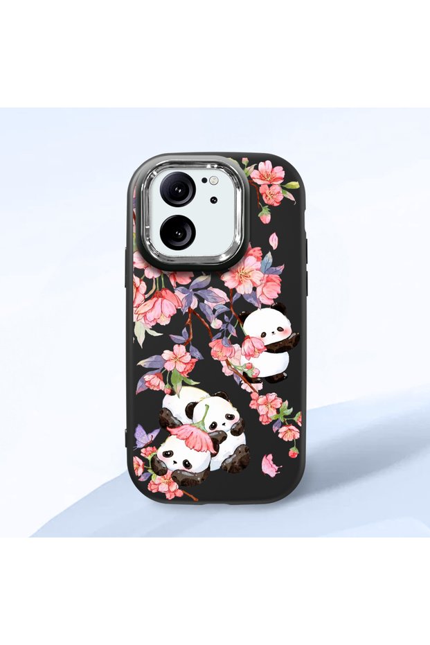 Black Silicone Case Compatible with Mi 13T/Mi 13t Pro with Shock-Absorbing Camera Protections
