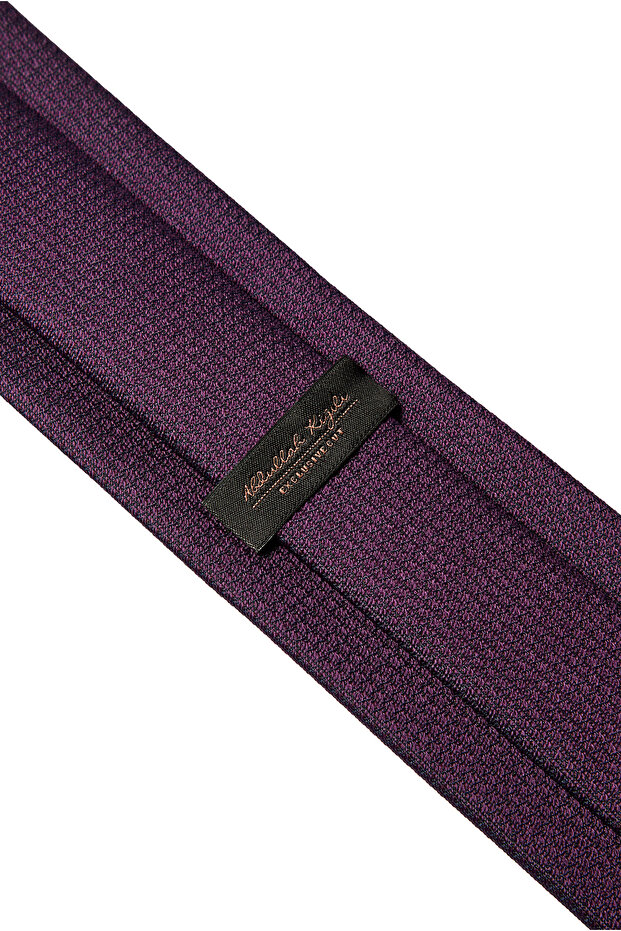 Patterned Silk Blend Tie - 4
