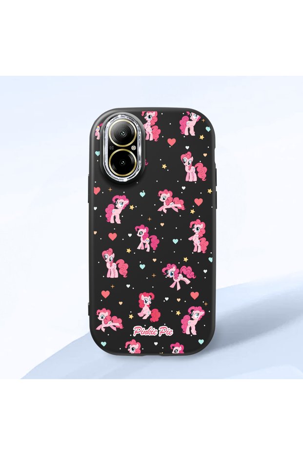 Realme C67 4g Compatible Shock-Absorbing Camera Protected Black Silicone Case