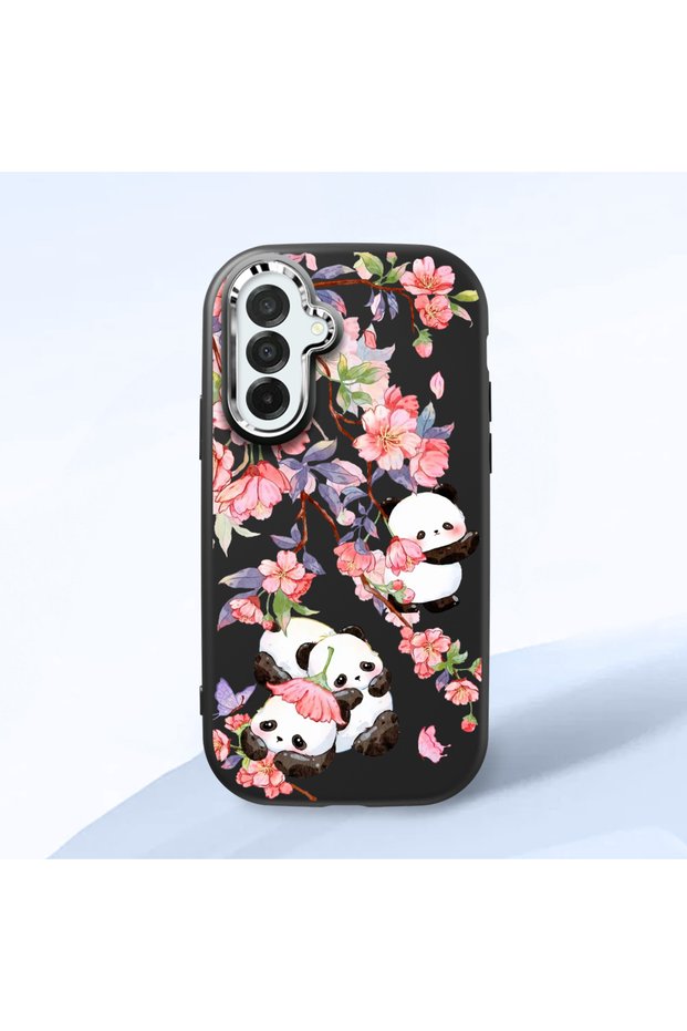 Samsung Galaxy A26 Compatible Black Silicone Case with Shock-Absorbing Camera Protections
