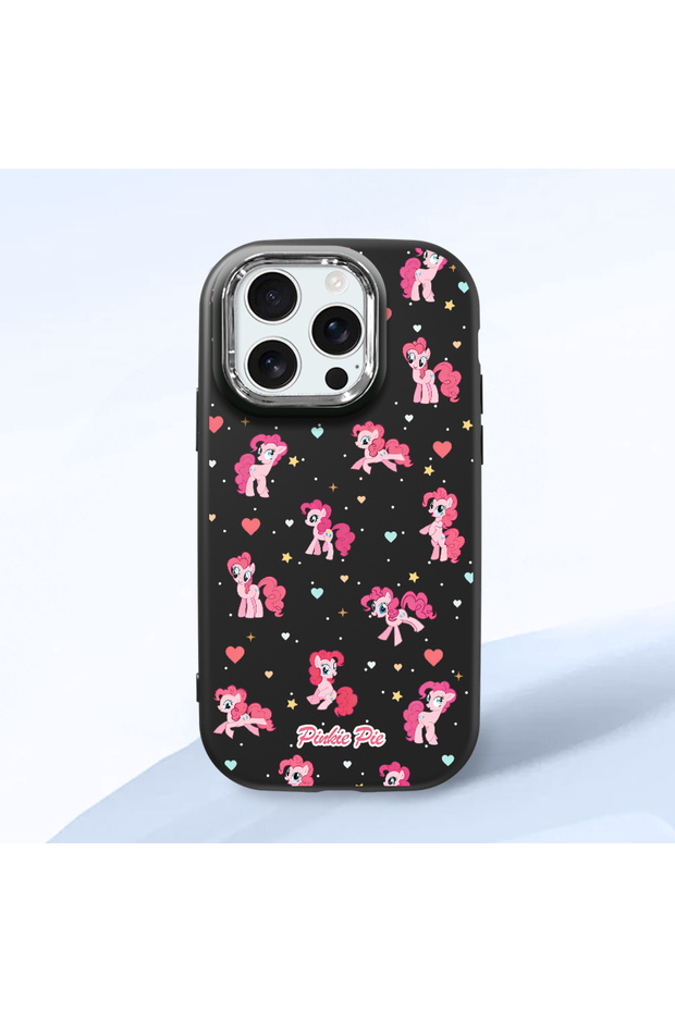 Black Silicone Case Compatible with iPhone 16 Pro Max with Shock-Absorbing Camera Protections