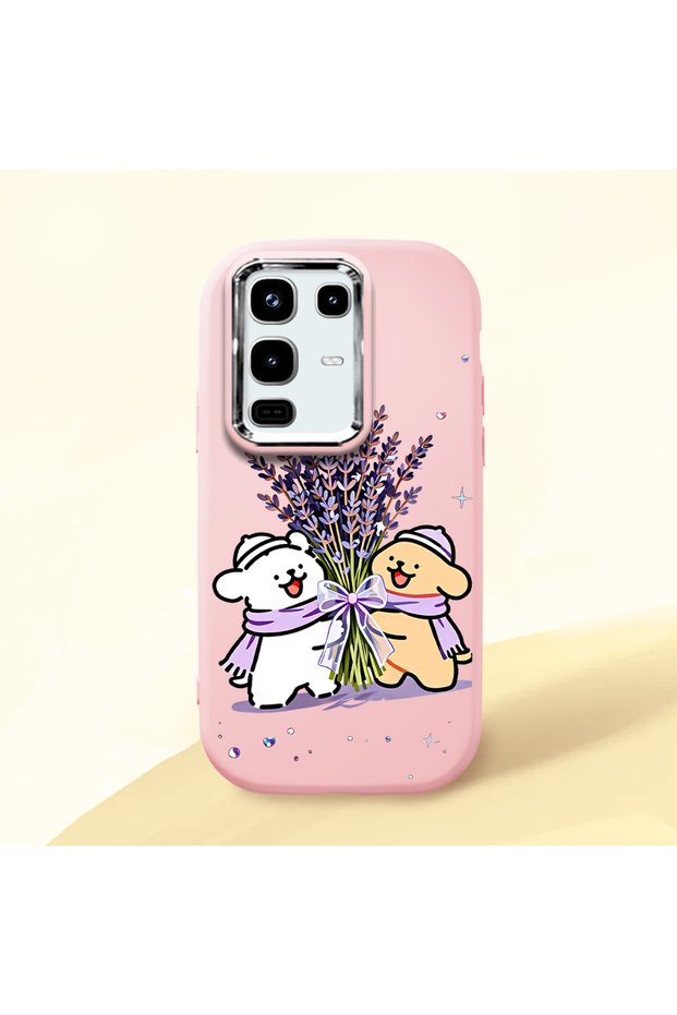 Pink Silicone Case Compatible with Infinix Note 50/Note 50 Pro with Shock-Absorbing Camera Protections