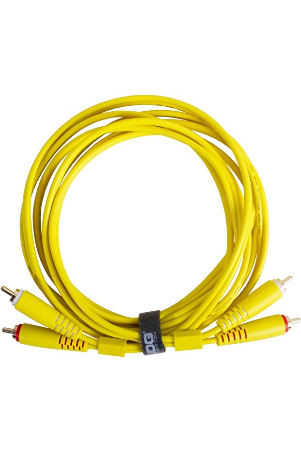 Audio Cable Set RCA - RCA Yellow Straight 1.5m