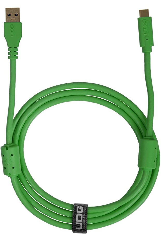 Ultimate Audio Cable USB 3.0 C-A Green Straight 1.5m
