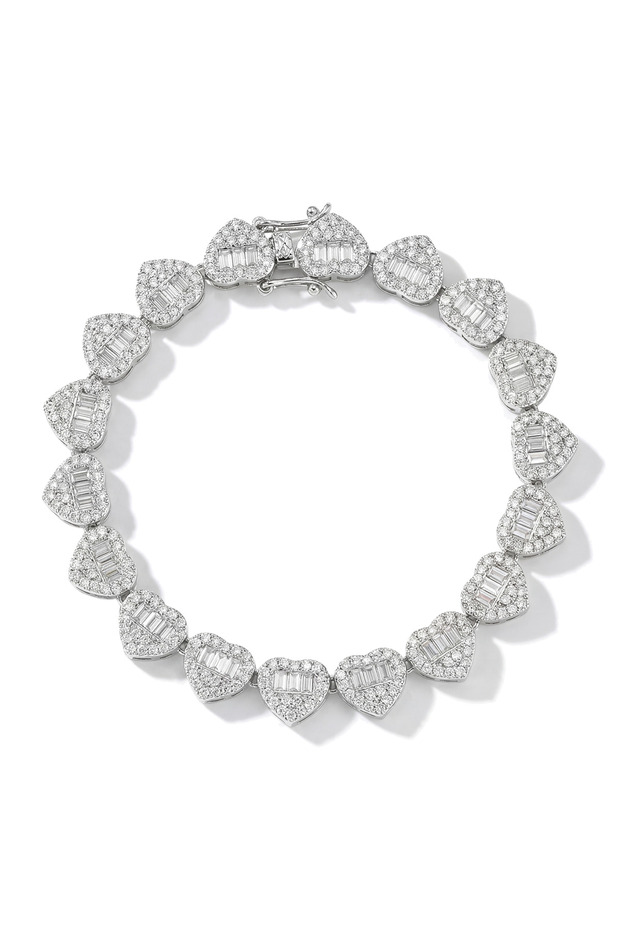 Cast Heart Waterway Bracelet