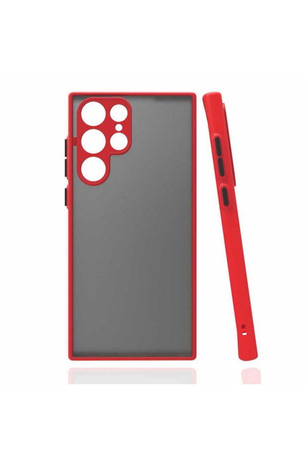 Galaxy S22 Ultra Compatible Tgco Hux Case-Red