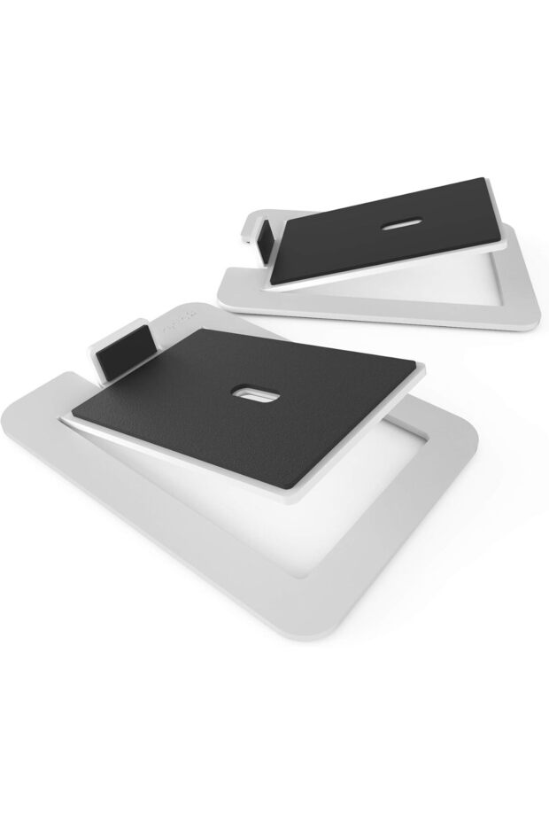 S6W Tilted Desktop Speaker Stands for Bookshelf Speakers & Full-Size 5"-7" Studio Monitors