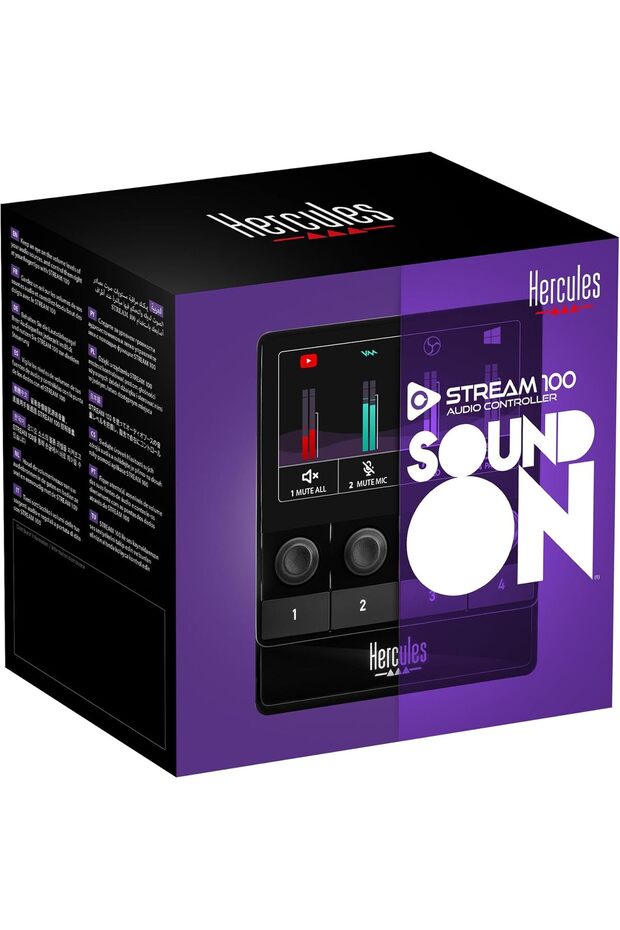 Stream 100, Intuitive Audio Controller for Managing Livestreams in Real Time