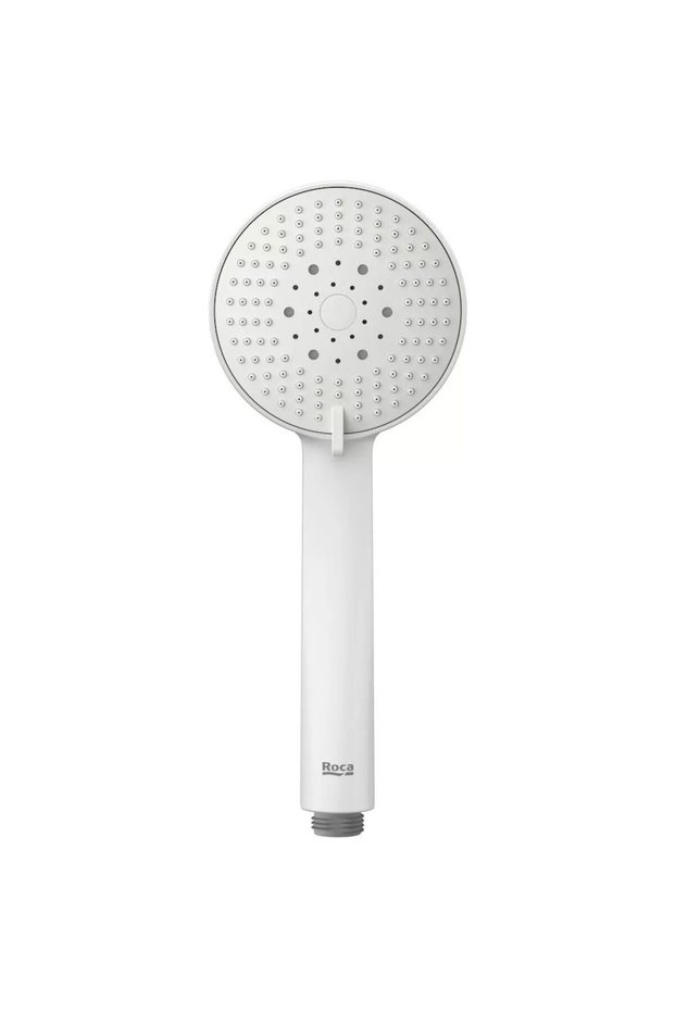 shower head, Stella range, round, 3 functions, 100mm, white