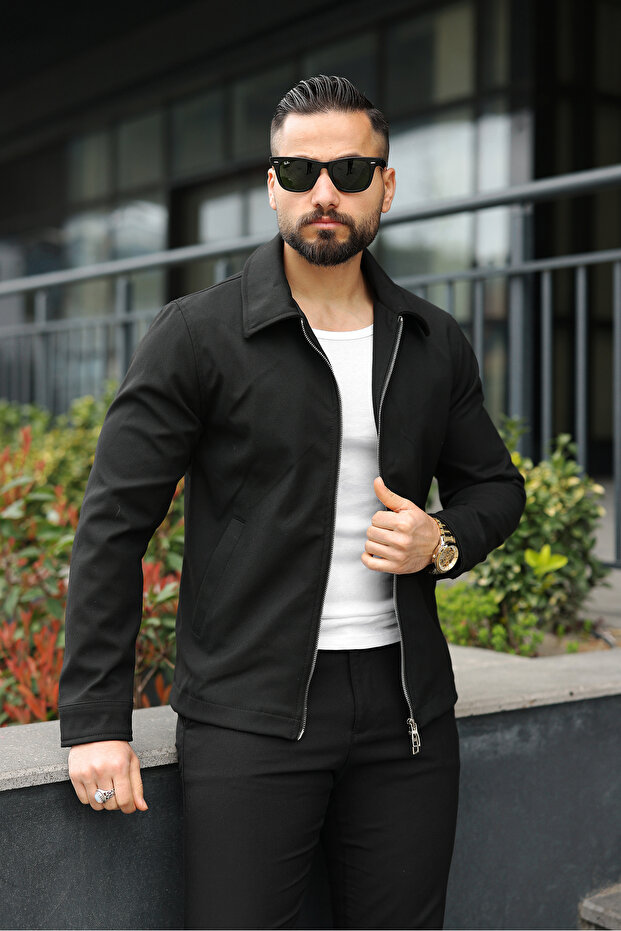 Basic Double Zipper Iconic Design Seasonal Jacket - 2