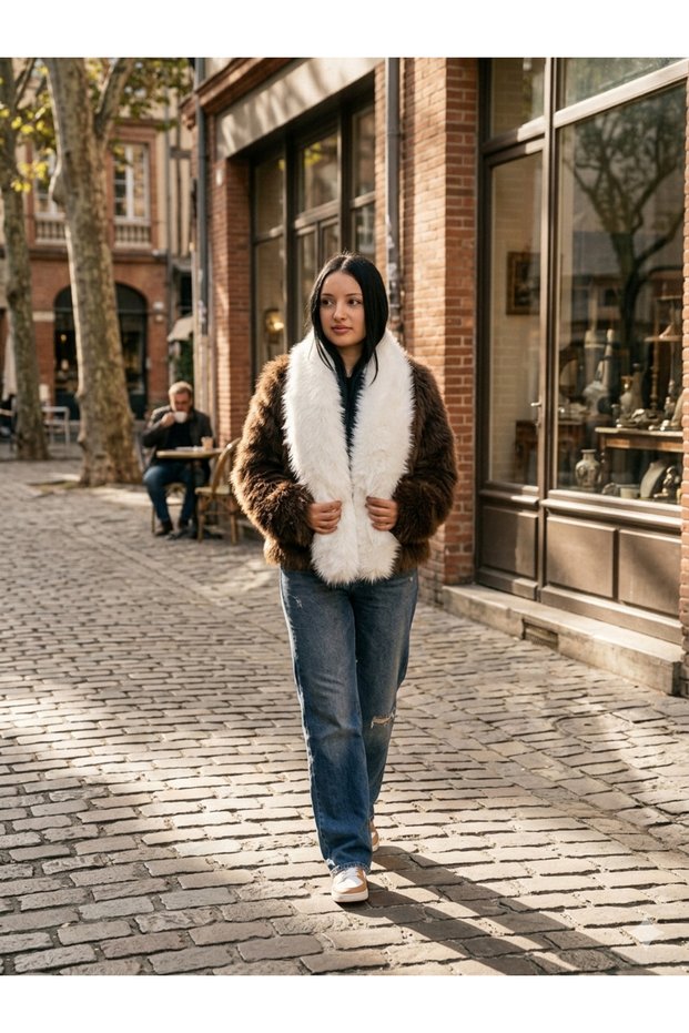Lolita Fur Scarf Furry Scarf Women's Scarf
