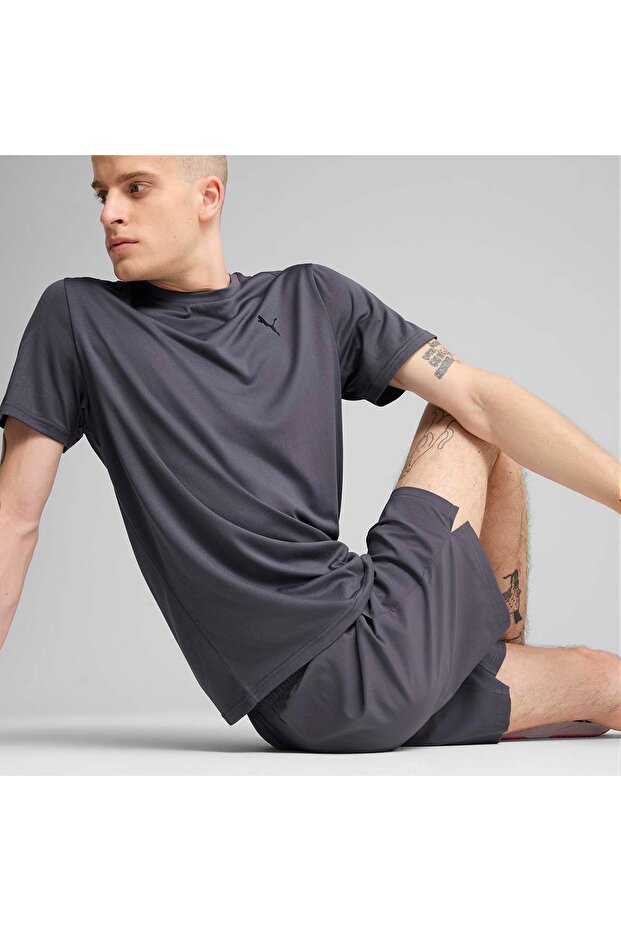Tad Essentials 7" Woven Erkek Gri Antrenman Şort 52591069 - 4