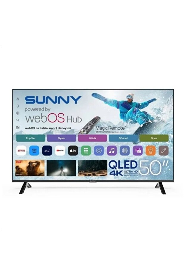 Sunny TV SN50QUPRL-W02M 50" WEBOS 4K SMART ULTRA HD LED TV