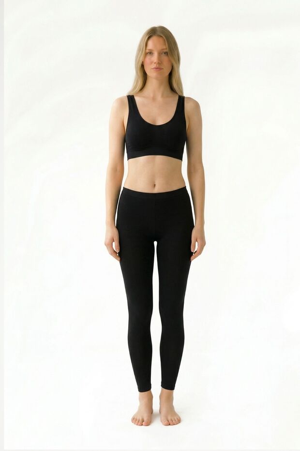 Women's Bamboo Traceless Long Leggings - Breathable, Soft, Anti-Sweat, and Comfortable