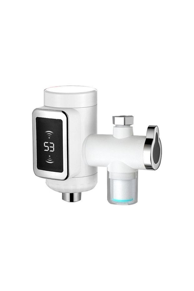 Electric Faucet Instant Water Heater with Digital Display 3000W Water Heater Faucet Head Hot Cold Water