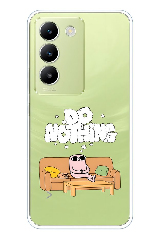 Vivo V30 Lite Compatible Do Nothing Patterned Transparent Phone Case