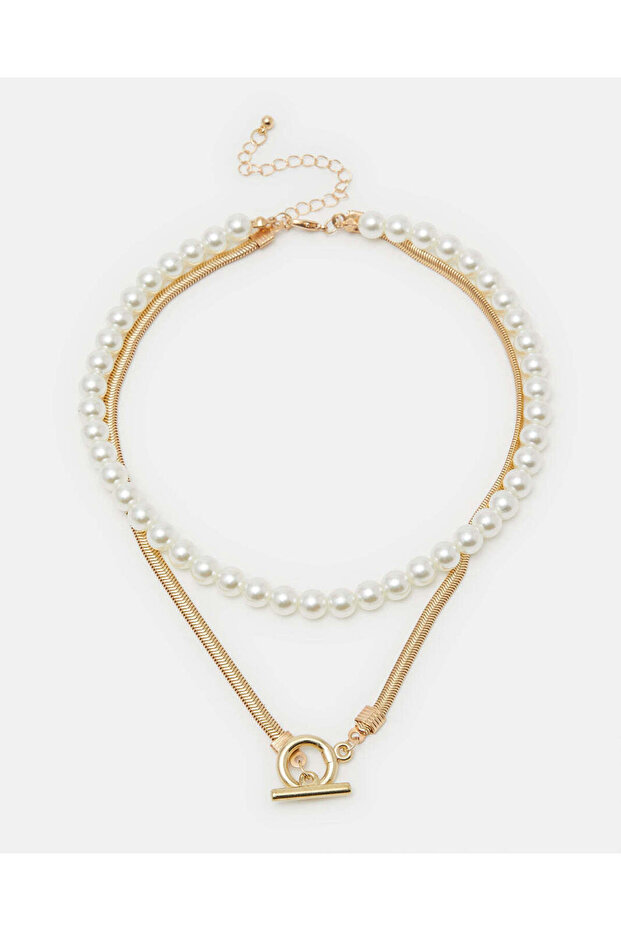 Women Gold Embellished Necklace