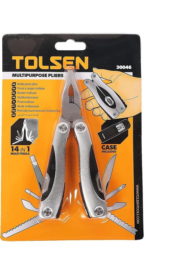 Plier 102x46x23mm Compact Multi Purpose Grip and Wire Handling Hand Tool