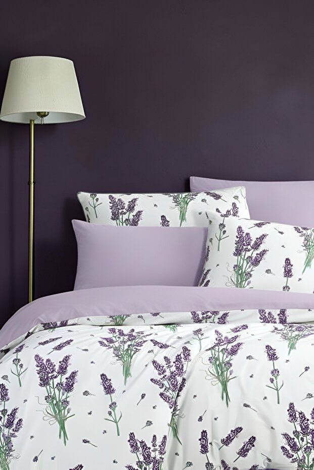 DOUBLE DUVET COVER SET WITH ELASTY SHEET
