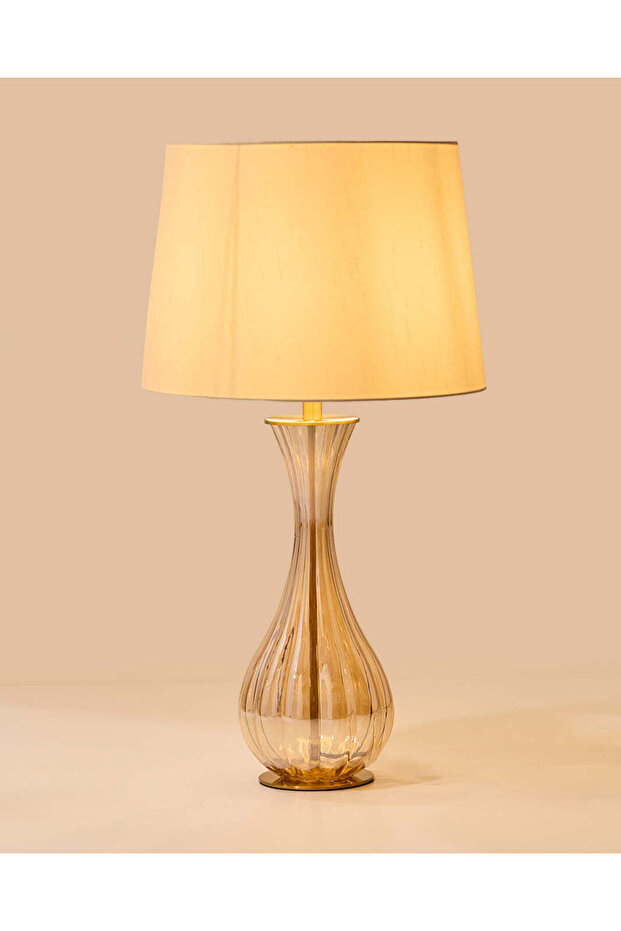 Gold Mercury Glass Table Lamp 65 Cm