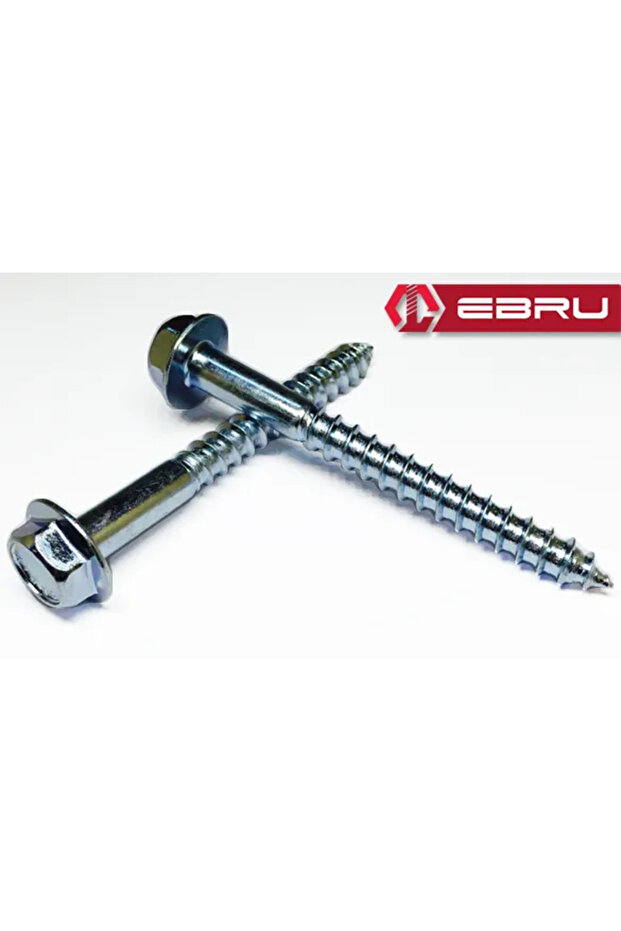 Hexagonal Head Flange Trifon Screw 10X120 - 10 Pieces