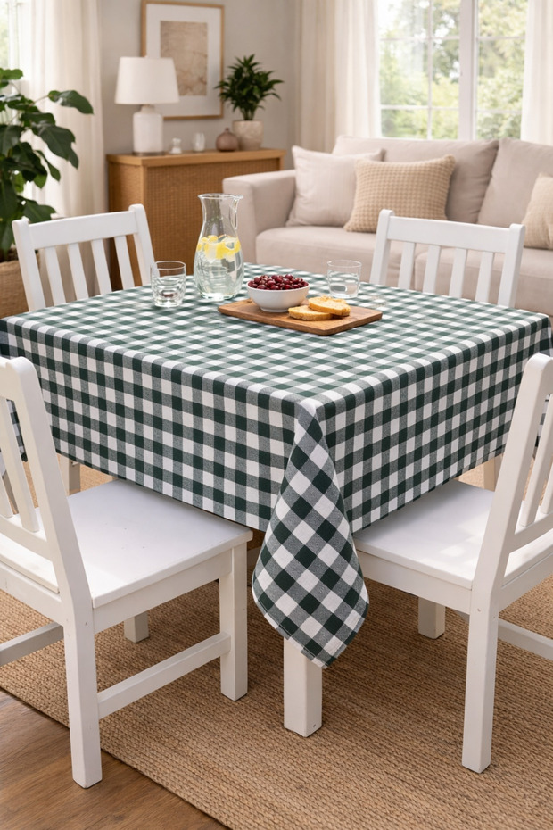 Pötikare Cotton Tablecloth Tablecloth 160X170 cm - for Balcony, Garden, Kitchen, Picnic
