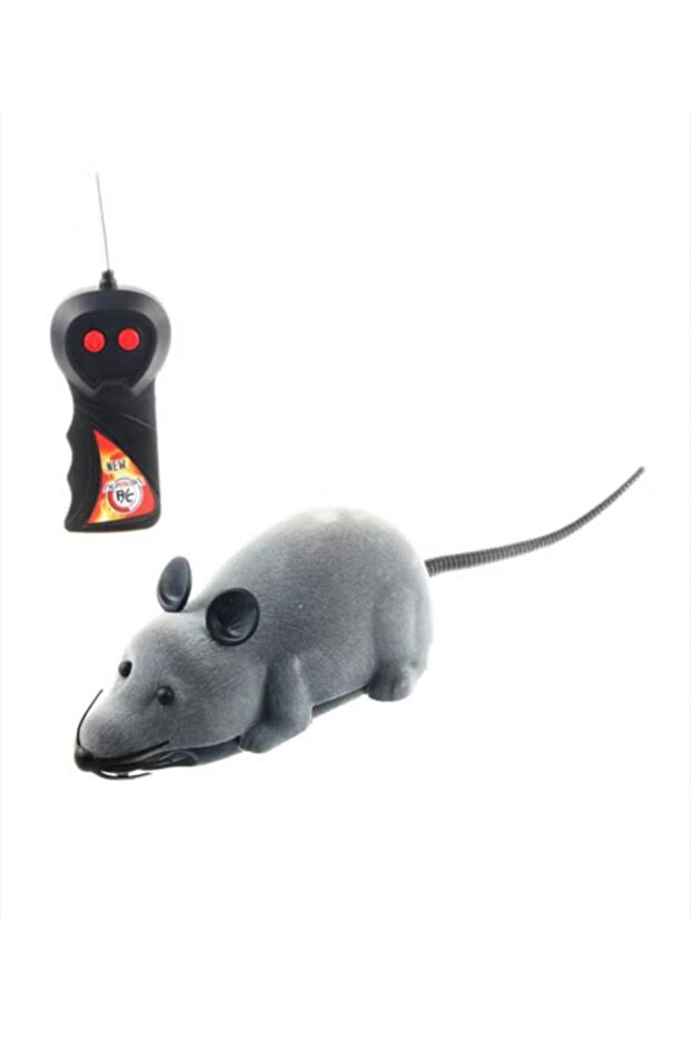 Wireless Remote Control Mouse Toy for Cats – Interactive Moving Rat Toy with Controller